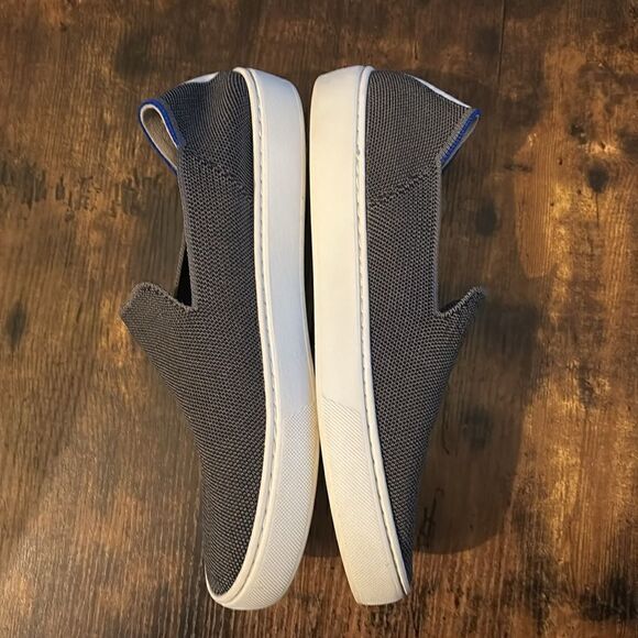 Rothy’s The Original Slip On Sneaker In Steel Grey Size 8 - Picture 4 of 9